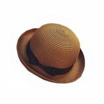 Straw Hat Brim Caps Foldable Summer Beach Sun Straw Hats Comfortable Fit