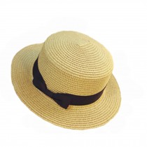 Simple Fashion Urban Women's Brim Caps Foldable Summer Beach Sun Straw Hats