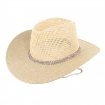 Outdoors Summer Cowboy Hat Sun Hat Fishing/Hunting Hat Light Khaki