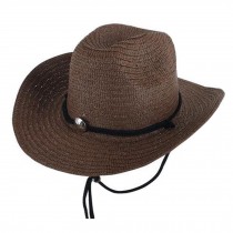 Stylish Mens Outdoors Fishing Hats Mens Summer Beach Hat, Coffee
