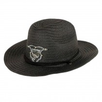 Fashion Mens Fishing/Hunting Hat Outdoors Beach Hat Sun Hat, Black