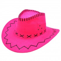 West Cowboy Hat Sun Hat Outdoors Sports Cap For Summer Party Hat Rose