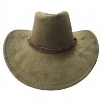 Fashion Cowboy Hat Outdoors Cap Sunbonnet Fishing Hunting Boven Hat Green