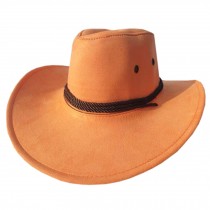 Fashionable West Cowboy Hat Sunbonnet For Outdoors Sports, Orange Boven Hat