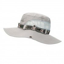 Men's  Fishing/Travel Bucket Cap Sun Protection Hats Outdoor Sports Cap, B