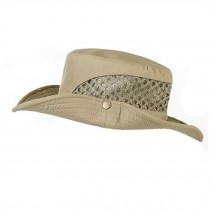 Men's Outdoor Sports Cap Sun Protection Hats Fishing/Travel Bucket Cap, D