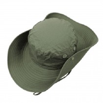 Men's Foldable Cowboy Hat Travel Sun Hat Bucket Hat Fishing Hats, V