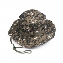 Men's Camo Sun Hat Outdoor Sports Cap Fishing Sun Protection Bucket Cap-A