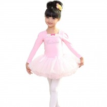 Little Girls' Tutu Dress Ballet Party Dresses with Bow 110cm Pink