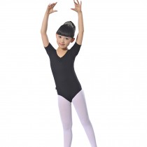 Little Girls' Ballet Dresses Gymnastics Dress Short Sleeve 120cm Black