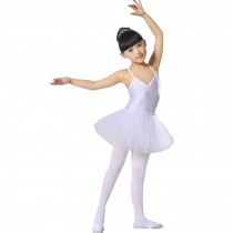 Beautiful Little Girls' Camisole Tutu Dress Ballet Party Dresses 130cm White