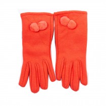 Women's Winter/fall Warm  fingertip Touchscreen wool Gloves,soft orange