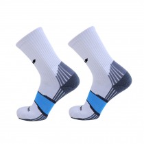 Sport Antislip Stockings Athletic Sock Soccer/Baseball/Football/Basketball White