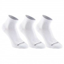 Unisex Premium Cotton Socks Sports Sock Athletic Socks, White, 3 Pack