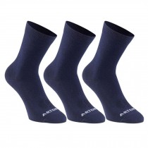 Unisex Comfort Socks Sports Sock Athletic Socks, 3 Pack, Navy Blue