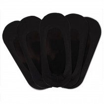 Women's 5 Pairs Pack Meryl  Material Low cut/No-show Causal Socks,Black