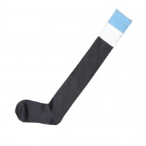 Knee High Socks Students Long Stockings Athletic Socks,Black&Blue