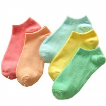 Fashion 5 Pairs Women/Girl Colorful No Show Socks Ankle Socks , N