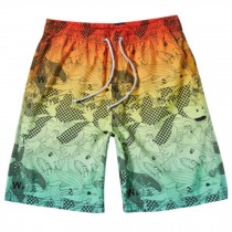 Men's Casual Shorts Beach Shorts Quick-dry Sport Swim Trunk Swimwear Fish Orange