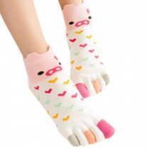 Womens Cotton Toe Socks Barefoot Ventilate Sports Socks, 1 Pair NO.05