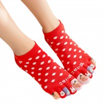 Womens Cotton Toe Socks Barefoot Ventilate Sports Socks, 1 Pair NO.06