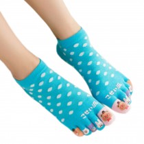 Womens Cotton Toe Socks Barefoot Ventilate Sports Socks, 1 Pair NO.07