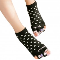 Womens Cotton Toe Socks Barefoot Ventilate Sports Socks, 1 Pair NO.08