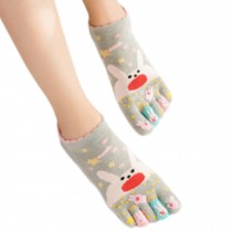 Womens Cotton Toe Socks Barefoot Ventilate Sports Socks, 1 Pair NO.10