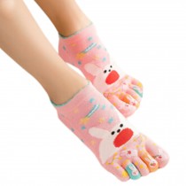 Womens Cotton Toe Socks Barefoot Ventilate Sports Socks, 1 Pair NO.12