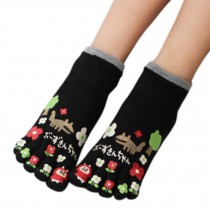 Womens Cotton Toe Socks Barefoot Ventilate Sports Socks, 1 Pair NO.14