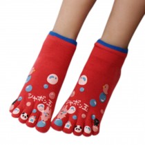 Womens Cotton Toe Socks Barefoot Ventilate Sports Socks, 1 Pair NO.17