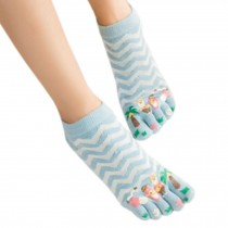 Womens Cotton Toe Socks Barefoot Ventilate Sports Socks, 1 Pair NO.21