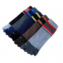 5 Pair Men's Breathable Toe Socks Barefoot Deodorize Cotton Sports Socks #11
