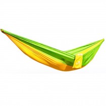 Multifunctional Camping Hammock Hanging Bed Double Size[2.6*1.3m] Green/Yellow