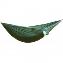 Multifunctional Camping Hammock Hanging Bed Double Size[2.6*1.3m] Green