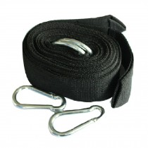 Premium Hammock Tree Straps Hanging Kit Rope with Hooks  - Black