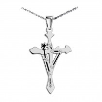 Personalised 12 Constellations Titanium Steel Necklace Pendant,Gemini