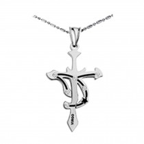 Personalised 12 Constellations Titanium Steel Necklace Pendant,Virgo