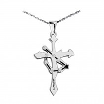 Personalised 12 Constellations Titanium Steel Necklace Pendant,Capricorn
