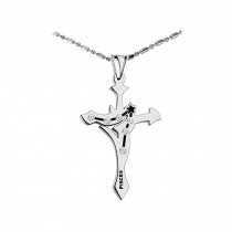 Personalised 12 Constellations Titanium Steel Necklace Pendant,Pisces