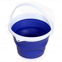Creative Collapsible Bucket Folding Bucket For Camping/ Fishing, 10L, Blue