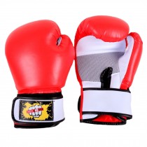 Premium Boxing Gloves MMA Muay Thai Training  for Fighters - Red