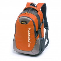 Outdoors Backpack For Travelling Camping Hiking And Mountaineering (Orange)
