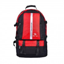 Classic College School Laptop Backpack Lightweight Nylon Travel Backpack Red