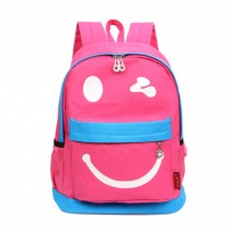 Smiling Face Little Kid Backpack Kids Boys Girls Backpack,pink