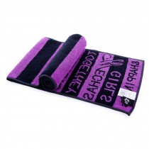 Sports Towel Water Absorbent Fitness Running Yoga Soft Towel Crown Purple