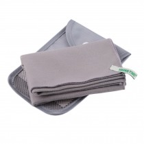 Portable Fast Drying Sport&Travel Towel Absorbent Towel with Storage Bag,Grey
