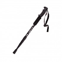 Outdoor Ultralight Hiking Walking Stick Adjustable Trekking Poles ,Black