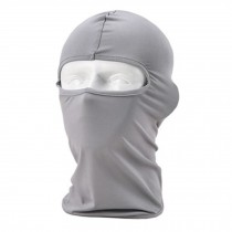 Sports Bike Motorcycle Cycling Face Mask Cap Scarf for UV Protection Light Grey