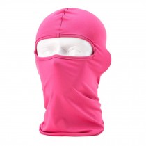 Sports Bike Motorcycle Cycling Face Mask Cap Scarf for UV Protection - Rose Red